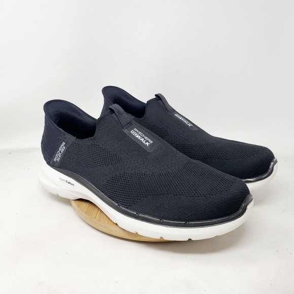 Skechers Slip-ins Go Walk 6 Shoes Mens 10.5 WW WIDE Hands Free Sneaker Loafer - Picture 7 of 14